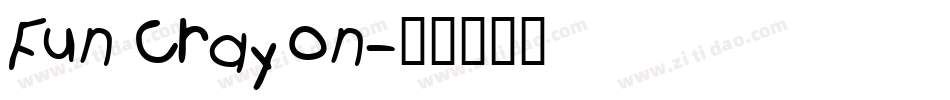 Fun Crayon字体转换